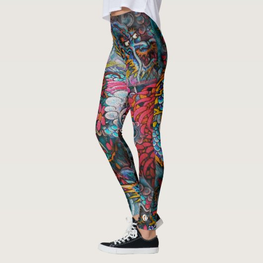 Dubbele draak leggings (Links)