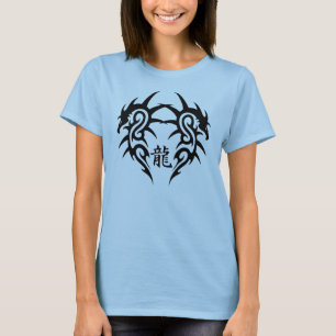 Dubbele draak (Tattoo) T-shirt