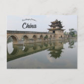 Dubbele Drakenbrug in China Briefkaart (Voorkant)