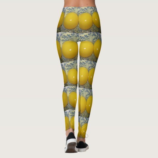 Dubbele eidooier leggings (Achterkant)