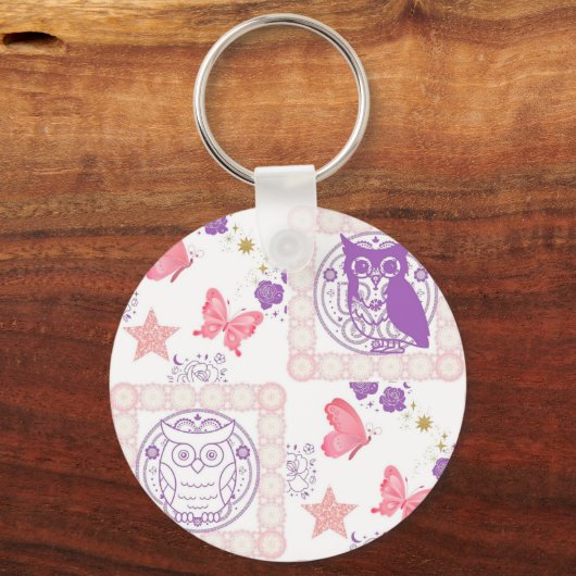 Dubbele eigenaar en Sleutelhanger van Butterflies (Voorkant)
