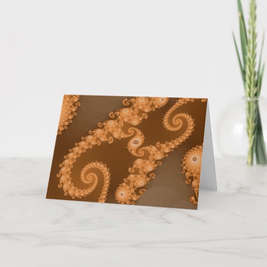 Dubbele espresso Groeten Kaart (Voorkant)