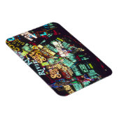 Dubbele exposure, Casino Signs, Las Vegas. Magneet (Rechterzijde)