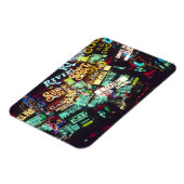 Dubbele exposure, Casino Signs, Las Vegas. Magneet (Linkerzijde)