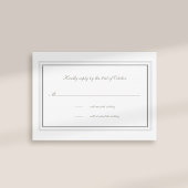 Dubbele faux reliëf Lijst Formele bruiloft reactie