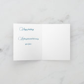 Dubbele feestdagenkaart feestdagen kaart (Binnen)