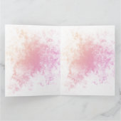 Dubbele feestdagenkaart kaart (Binnen)