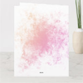 Dubbele feestdagenkaart kaart (Achterkant)