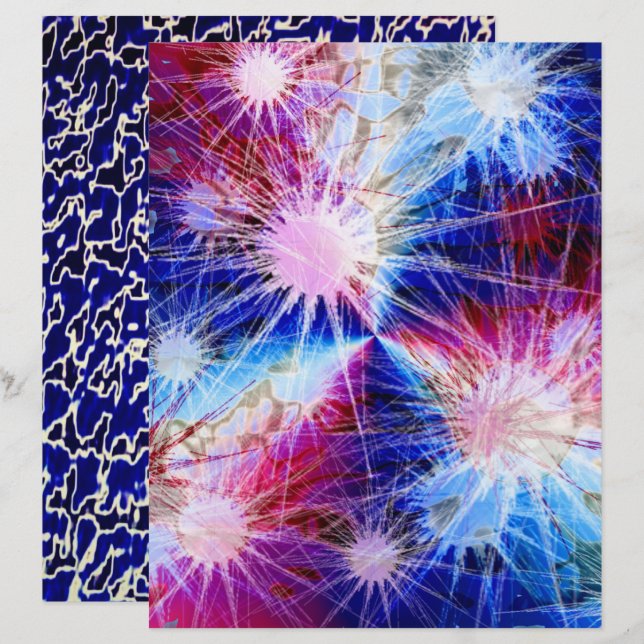 Dubbele Fireworks Crackle (Voorkant / Achterkant)