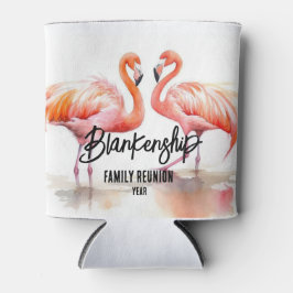 Dubbele Flamingo Familie Reünie Party Keepsake Blikjeskoeler