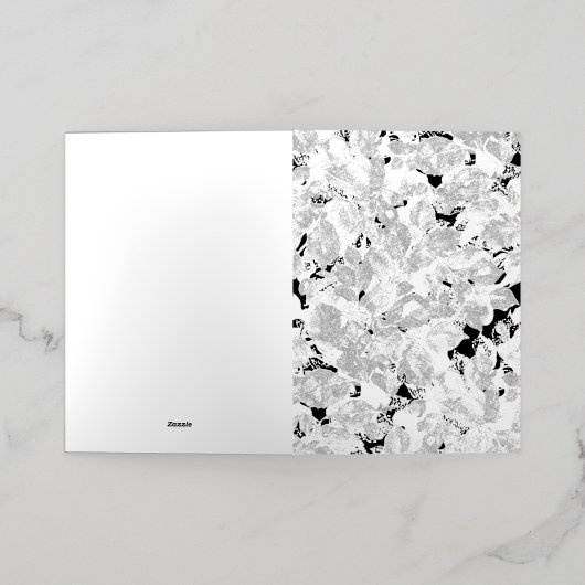 dubbele folie feestdagenkaart (Buiten Laag)