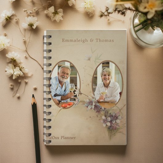 Dubbele Foto Bloemen Pensioen Planner