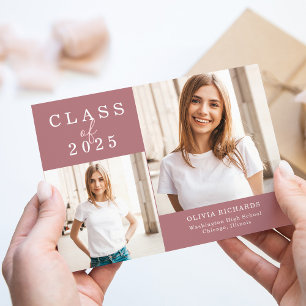 Dubbele foto   Klasse 2025 Afstuderen Aankondiging