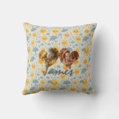 Dubbele Foto Kussen Hart Lijsten & Kawaii Weer (Achterkant)