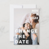 Dubbele foto modern groot en vet veranderen de dat kaart (Voorkant)