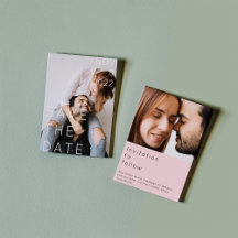 Dubbele foto moderne vetgedrukte tekst slaat de da