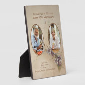 Dubbele foto Vintage Wedding Jubileum Keepomwille Fotoplaat (Zijkant)