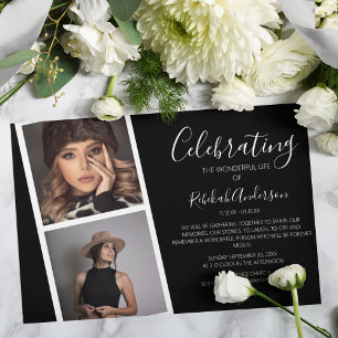 Dubbele fotogreep Uitnodiging tot herdenking van