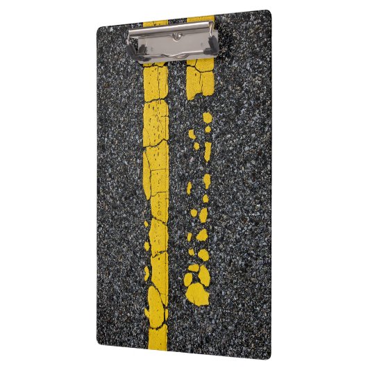 Dubbele gele lijn, beschadigd klembord (Links)