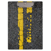 Dubbele gele lijn, beschadigd klembord (Voorkant)