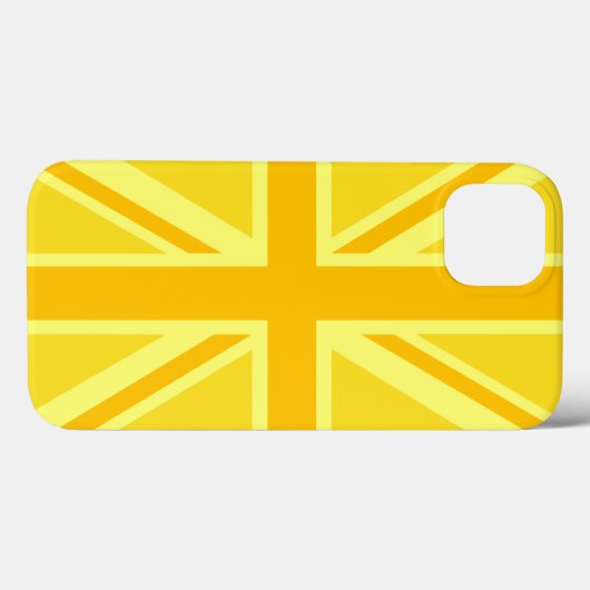 Dubbele gele Uniefactrice Case-Mate iPhone Case (Achterkant (horizontaal))