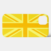 Dubbele gele Uniefactrice Case-Mate iPhone Case (Achterkant (horizontaal))