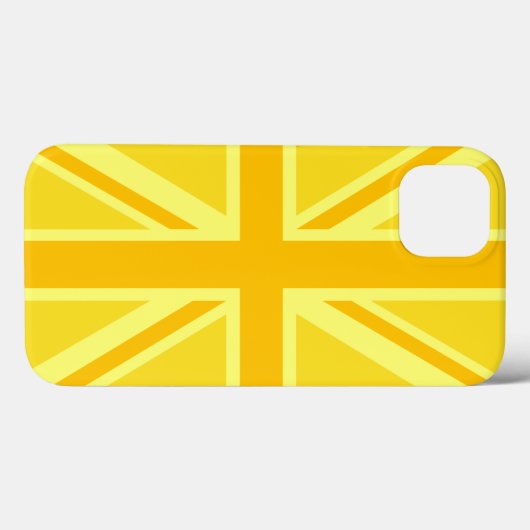 Dubbele gele Uniefactrice Case-Mate iPhone Case (Achterkant (horizontaal))