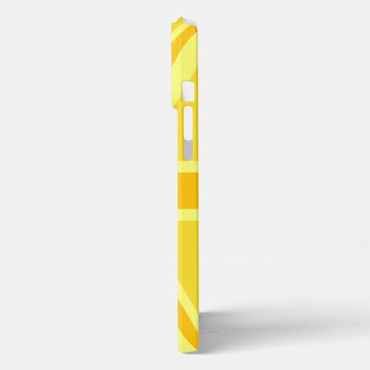 Dubbele gele Uniefactrice iPhone Hoesje (Linkerkant)