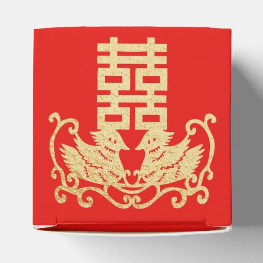 Dubbele geluk bedankdoosjes (Bovenkant)