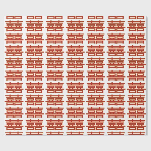 Dubbele geluk cadeaupapier (Vlak)