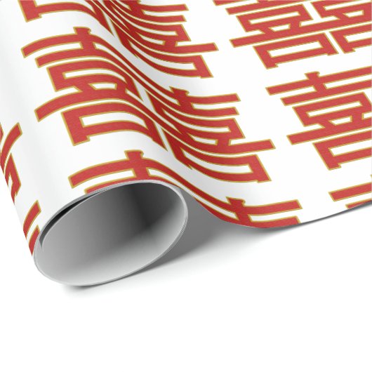 Dubbele geluk cadeaupapier (Rol Hoek)