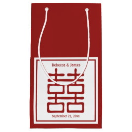 Dubbele Geluk Chinees Huwelijk Klein Cadeauzakje