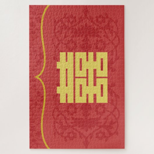 Dubbele geluk legpuzzel (Verticaal)