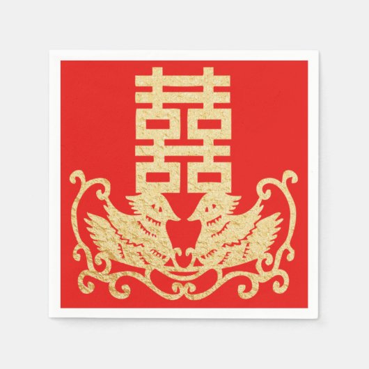 Dubbele geluk servet (Voorkant)