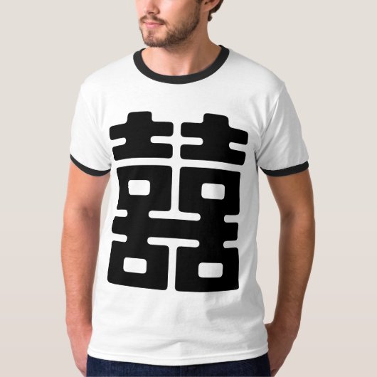 Dubbele geluk t-shirt (Voorkant)