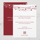 Dubbele Geluks Lantaarns Huwelijksverjaardag Kaart (Voorkant / Achterkant)