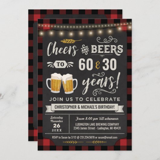 Dubbele gezamenlijke uitnodiging tot het indienen (Voorkant / Achterkant)