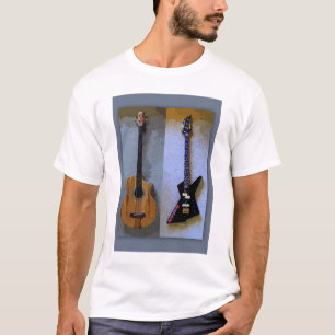 Dubbele gitaren t-shirt