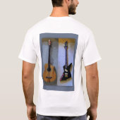 Dubbele gitaren t-shirt (Achterkant)