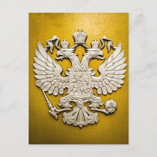 Dubbele goudadelaar briefkaart (Voorkant)