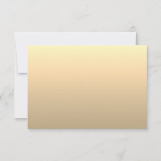 Dubbele gouden bruiloft QR-code RSVP Kaartje (Achterkant)