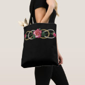 Dubbele gouden zilverROZEN Tote Bag (Dichtbij)