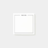 Dubbele grens Aangepaste Post het merkt Post-it® Notes (Voorkant)