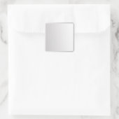 Dubbele Grijze Gradiënt Blank Sjabloon DIY Tekst & Vierkante Sticker (Tas)