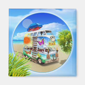 Dubbele Groovy Koelkast Magnet