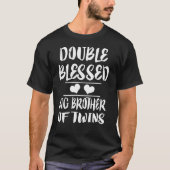 Dubbele grote broeder van tweelingse T-shirt (Voorkant)