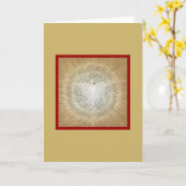 Dubbele Halo'd Phoenix Kaart (Gele Bloem)