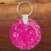 Dubbele harten sleutelhanger (Voorkant)