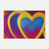 Dubbele hartendeur deurmat (Voorkant)