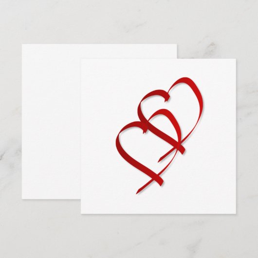 Dubbele hartnodiging kaart (Voorkant / Achterkant)